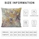 Ulloord Square Throw Pillow Covers Aesthetic Purple Marble Surface Texture Print Pillow Cases Decorative for Home Bedroom Sofa Abstract Stone Creative Design Pillowcases Standard Size