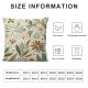 Ulloord Square Throw Pillow Covers Cute Colorful Flowers and Pillow Cases Decorative for Home Bedroom Sofa Seamless Pattern Painting Pillowcases Standard Size