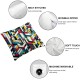 Ulloord Square Throw Pillow Covers Abstract Colorful Geometric Pattern Pillow Cases Decorative for Home Bedroom Sofa Fashionable Modern Style Painting Pillowcases Standard Size