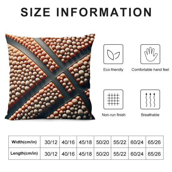 Ulloord Pillowcases Surface Print Pillow Case Decorative Throw Pillow Cover for Home Sofa Office