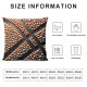 Ulloord Pillowcases Surface Print Pillow Case Decorative Throw Pillow Cover for Home Sofa Office