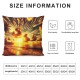 Ulloord Square Throw Pillow Covers Vast Beach Pillow Cases Decorative for Home Bedroom Sofa Natural Landscape Painting Pillowcases Standard Size