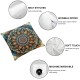 Throw Pillow Covers Square Pillowcases for Home Decor Sofa Car Bedroom Background Floral Painting Pillow Cases