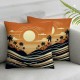 and Throw Pillow Covers with Island Abstract Art Design Square Pillowcases for Home Decor Sofa Car Bedroom Pillow case