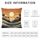 and Throw Pillow Covers with Island Abstract Art Design Square Pillowcases for Home Decor Sofa Car Bedroom Pillow case