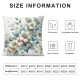 Throw Pillow Covers Blue White Spring Flowers Square Pillowcase for Home Decor Sofa Car Bedroom Pillow case