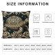 with Red Blue Pattern Throw Pillow Covers Wild Sea Animal Seamless Design Square Pillowcases for Home Decor Sofa Car Bedroom Pillow case