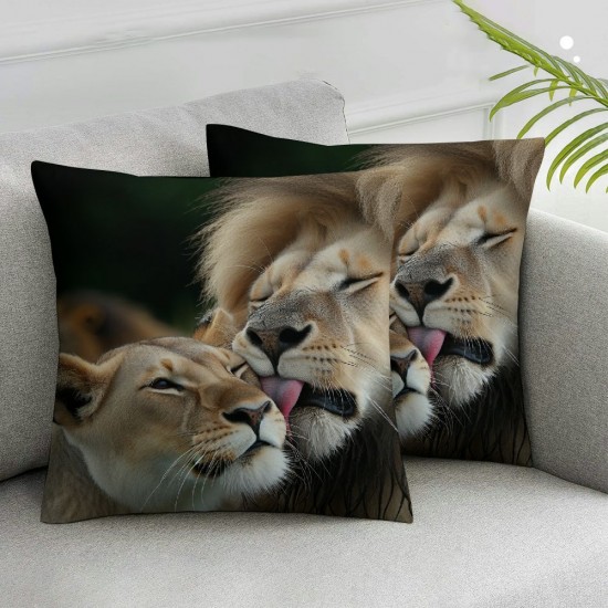 Square Throw Pillow Covers in Pillow Cases Decorative for Home Bedroom Sofa Creative Print Pillowcases Standard Size