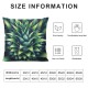 Ulloord Watercolor Pineapple Pillowcases Art Painting Pillow Case Decorative Throw Pillow Cover for Home Sofa Office