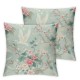 Ulloord Pink Cherry Blossoms Beautiful Flying Cranes Pillowcases Animal Vintage Art Painting Pillow Case Decorative Throw Pillow Cover for Home Sofa Office