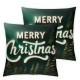 Ulloord Christmas Pillow Covers for Gift Christmas Tree Pillows Winter Holiday Throw Pillows Christmas Farmhouse Decor for Couch