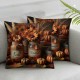 Ulloord Fall Pillow Covers Fall Decor Pumpkin Fall Pillows Decorative Throw Pillows Thanksgiving Case for Couch Sofa