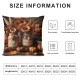 Ulloord Fall Pillow Covers Fall Decor Pumpkin Fall Pillows Decorative Throw Pillows Thanksgiving Case for Couch Sofa