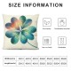 Ulloord Pillow Covers, Green Striped Wished Home Sweet Home Throw Pillowcases for Home Sofa Couch Cushion Decoration