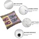 Ulloord Mardi Gras Pillow Covers for Home Decorations Decor Throw Pillows Decorative Cushion Cases Mardi Gras Decorations