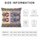 Ulloord Mardi Gras Pillow Covers for Home Decorations Decor Throw Pillows Decorative Cushion Cases Mardi Gras Decorations