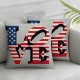 Ulloord Decorations Pillow Covers American Flag Throw Pillow Covers Pillows Case Decor