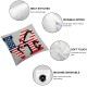 Ulloord Decorations Pillow Covers American Flag Throw Pillow Covers Pillows Case Decor