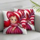 Ulloord Valentines Day Pillow Covers Valentines Day Decor for Home Love Heart Gnomes Pillows Decorative Throw Pillows Valentines Day Decorations