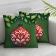 Ulloord Christmas Pillow Covers for Christmas Decorations Merry and Bright Christmas Tree Christmas Pillows Winter Holiday Throw Pillows Christmas Farmhouse Decor for Couch