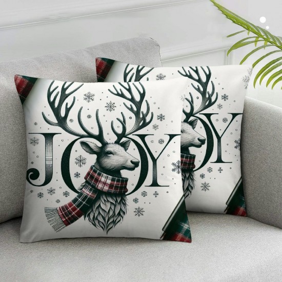 Ulloord Christmas Pillow Covers for Christmas Tree Stripes Christmas Pillows Throw Pillow Covers Christmas Farmhouse Decor