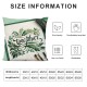 Ulloord Eucalyptus Home Sweet Home Spring Throw Pillow Covers , Decorative Farmhouse Decoration for Home