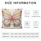 Ulloord Pillow Covers , Striped Floral Eggs Decorative Farmhouse Throw Pillowcases for Home Sofa Couch Decoration (Yellow)