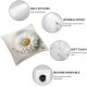 Ulloord Pillow Covers Daisy Truck Bloom Spring Pillows Decorative Throw Pillows Light Blue Pillowcase Spring Decorations Farmhouse Decor for Couch Sofa