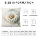 Ulloord Pillow Covers Daisy Truck Bloom Spring Pillows Decorative Throw Pillows Light Blue Pillowcase Spring Decorations Farmhouse Decor for Couch Sofa