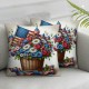 Ulloord Decorations Pillow Covers Floral Throw Pillow Covers Pillows Decor Cushion Case