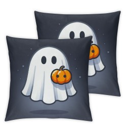 Ulloord Halloween Pillow Covers Pumpkin Ghost Throw Pillow Covers for Fall Halloween Decorations Halloween Party Pillows Decorative Pillow Covers for Sofa