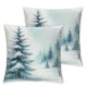 Ulloord Christmas Pillow Covers Throw Pillow Covers Tree Decorative Cushion Case for Sofa Couch Outdoor Patio Living Room