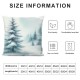 Ulloord Christmas Pillow Covers Throw Pillow Covers Tree Decorative Cushion Case for Sofa Couch Outdoor Patio Living Room