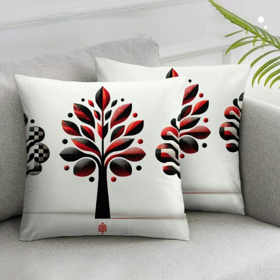 Ulloord Christmas Pillow Covers Christmas Decorations Christmas Tree Throw Pillow Covers Cushion Cases Winter Farmhouse Pillowcases for Sofa Couch