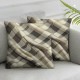 Ulloord Throw Pillow Covers Pillow Covers White Linen Beige Decorative Cushion Cover for Couch Sofa Bed Living Room