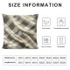 Ulloord Throw Pillow Covers Pillow Covers White Linen Beige Decorative Cushion Cover for Couch Sofa Bed Living Room