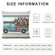 Ulloord Throw Pillow Covers Decorative Pillow Covers Linen Floral Cushion Case for Sofa Couch Outdoor Living Room