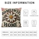 Ulloord Spring Pillow Covers ， Floral Purple Daisy Decorative Throw Pillowcases for Home Sofa Couch Decoration