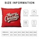 Ulloord Christmas Pillow Covers for Decorations Check Christmas Tree Pillow Cases Winter Holiday Throw Pillows Decor for Couch