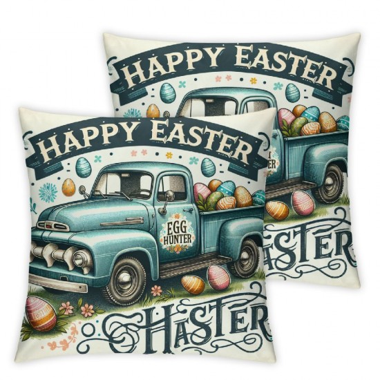 Ulloord Happy Throw Pillow Covers Eggs Eggs Spring Home Decor for Couch