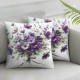 Ulloord Spring Pillow Covers , Floral Decorative Throw Pillowcases for Home Sofa Couch Decoration