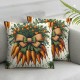 Ulloord Happy Pillow Covers , Rabbit Bunny Hello Eggs Decorative Throw Pillowcases for Home Sofa Couch Decoration