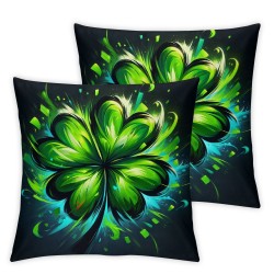 Ulloord Happy Pillow Covers, Throw Pillowcases for Home Sofa Couch Cushion Decoration