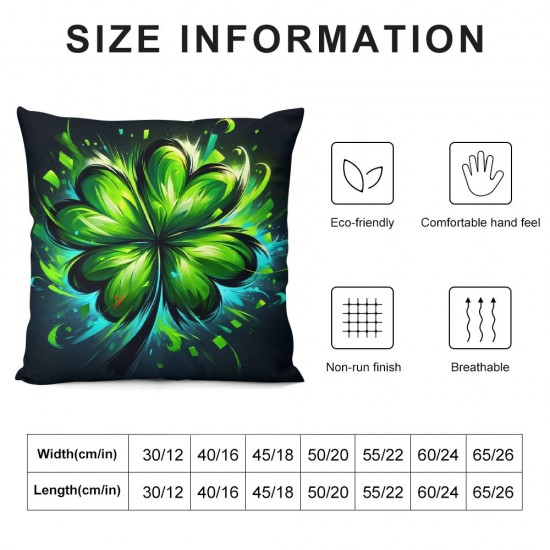 Ulloord Happy Pillow Covers, Throw Pillowcases for Home Sofa Couch Cushion Decoration