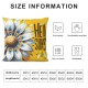 Ulloord Summer Pillow Cover Sunflower Decorative Yellow Throw Pillow Case Summer Cushion Case for Sofa Couch