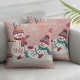 Ulloord Bundles, Christmas Pillow Covers, PinkXmas and Throw Pillows, Red