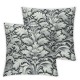 Ulloord  Bundles,  New Living Series Grey Pillow Covers Outdoor Waterproof Pillow Inserts