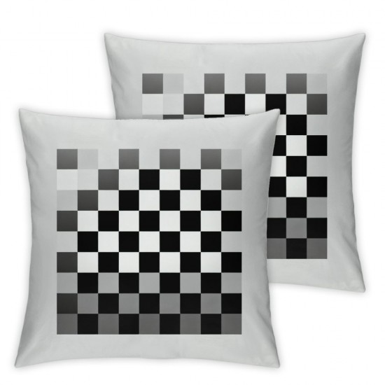 Ulloord  Bundles, Buffalo Check Plaid Farmhouse Pillow Covers, Black and White, Outdoor Waterproof Pillow Inserts