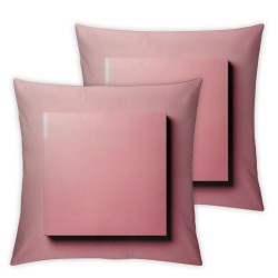 Bundles,Velvet Soft Square Pillow Covers Faux Fur Fluffy Pillow Covers, Pink