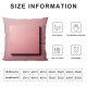 Bundles,Velvet Soft Square Pillow Covers Faux Fur Fluffy Pillow Covers, Pink